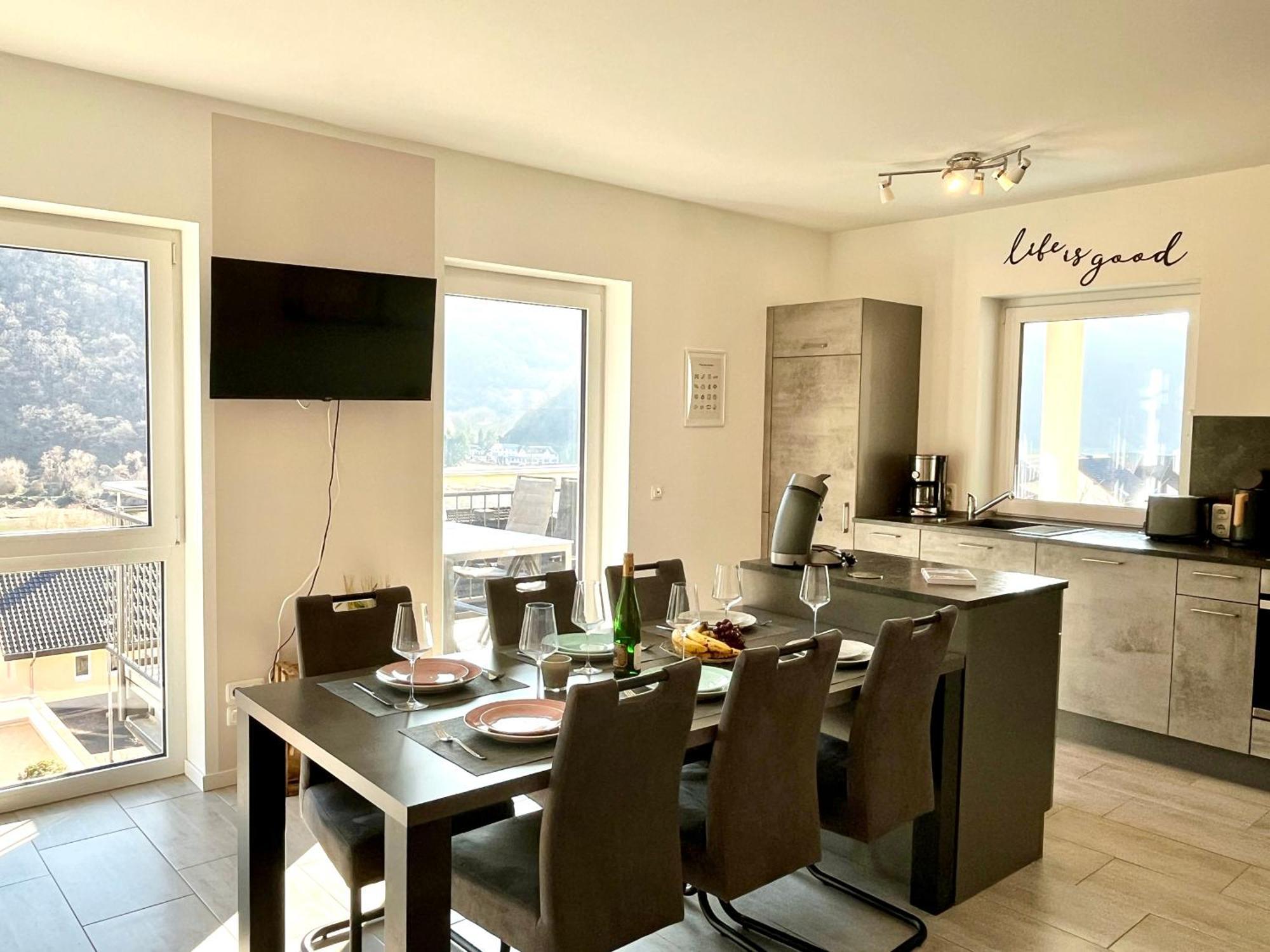Ferienwohnung Moseltraum, 1-6 Pers, Mit 3 Schlafzimmer Und Panoramabalkon Müden Εξωτερικό φωτογραφία